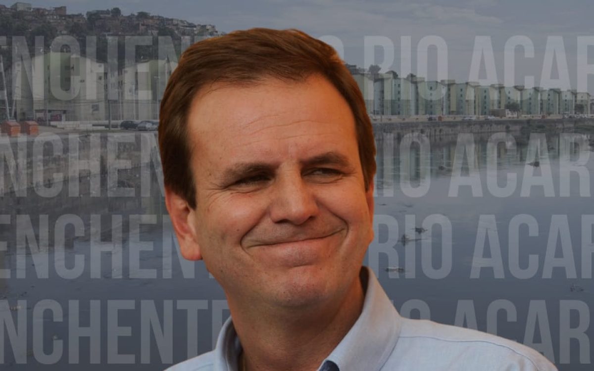 Eduardo Paes esta no seu quarto mandato de Prefeito do Rio e não Resolveu a enchente do Rio Acari