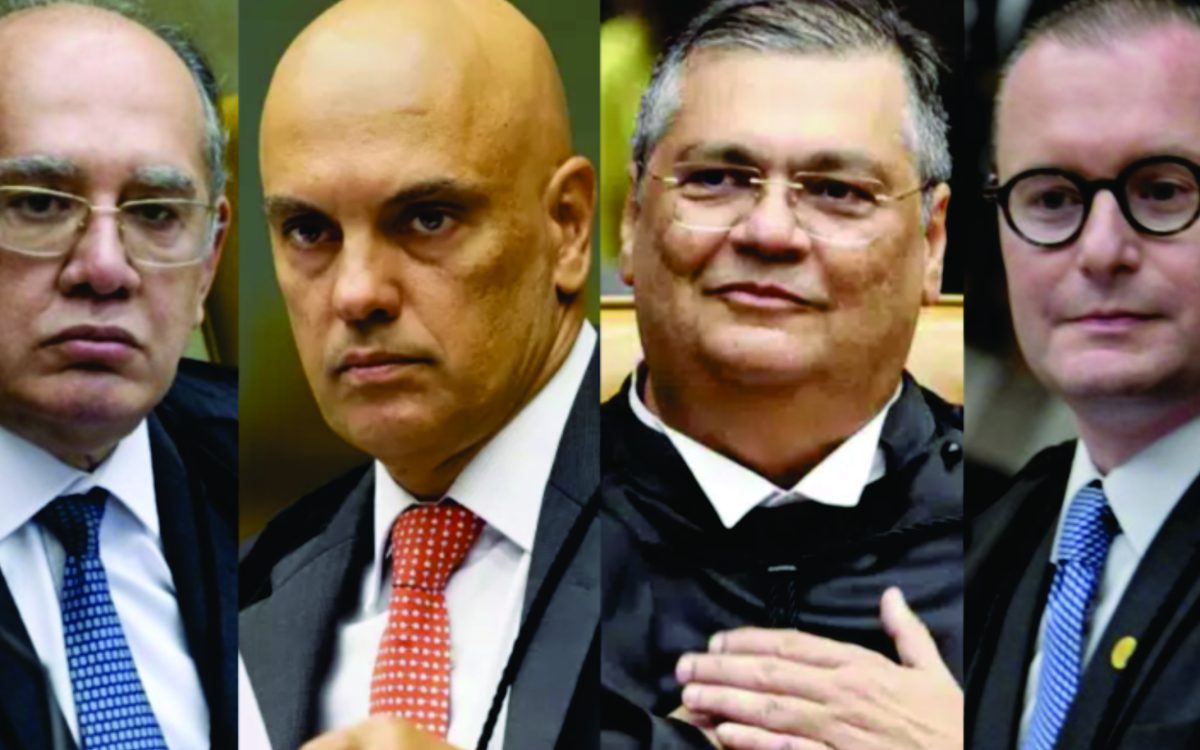 Racha entre os Ministros do STF Gilmar, Moraes, Dino e Zanin contra Fachin o presidente da corte
